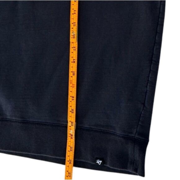 47 Brand Michigan Wolverines Navy Blue 1/2 Zip Pullover Sweatshirt. Medium. - Picture 8 of 11